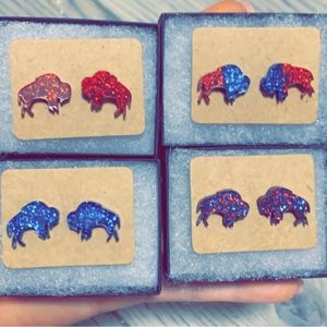 Buffalo bills earrings